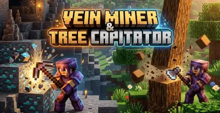 Vein Miner and Tree Chopper Addon thumbnail
