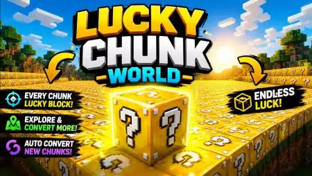 LUCKY BLOCK SUPER FLAT WORLD Map thumbnail