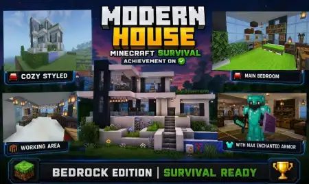 Survival Modern House Map thumbnail