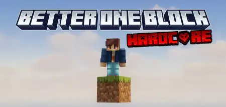 Better One Block - Hardcore Edition Map thumbnail