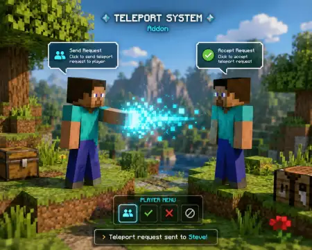 Player to player teleport Request Addon thumbnail