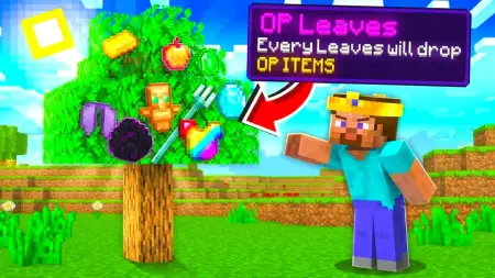 Leaves Drop OP Items Mod thumbnail
