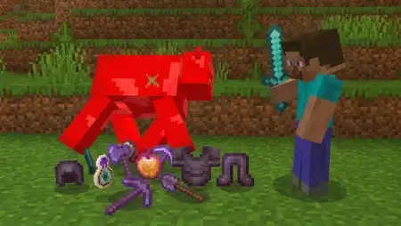 Killing Mobs Drops OP Items Addon thumbnail