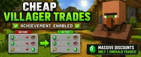 Cheap Villager Trades Addon thumbnail