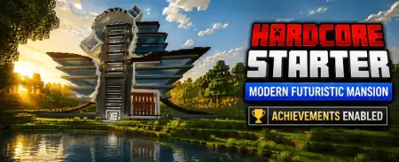 Hardcore Starter | Modern Futuristic Mansion Map thumbnail