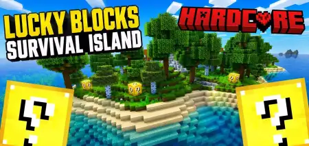 Lucky Blocks Survival Island - Hardcore Version Map thumbnail