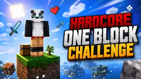 HARDCORE ONE BLOCK CHALLENGE Map thumbnail