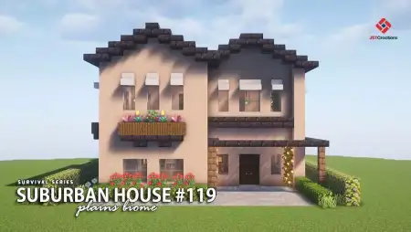 Survival Suburban House #119 Map thumbnail