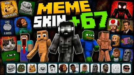 Best Meme Skin +67 Funny Skin Pack thumbnail