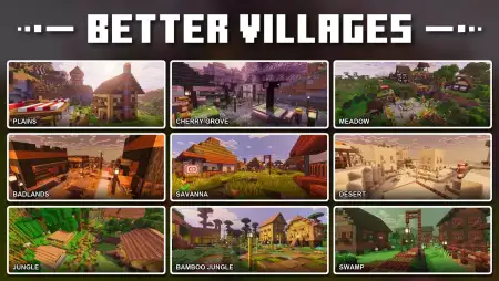Better Biome Villages Addon thumbnail