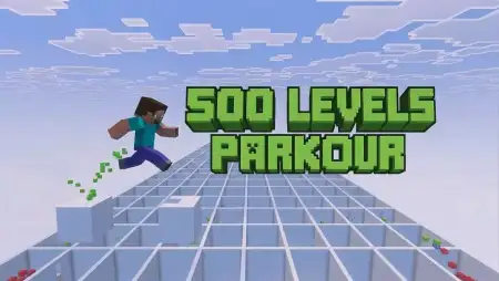 Parkour : 500 Levels Map thumbnail