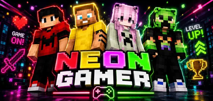 Neon Gamers Skin Pack thumbnail