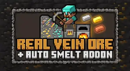 Real Vein Ore + Auto Smelt Addon thumbnail
