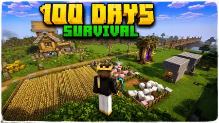 Survival World 100 Days Map thumbnail