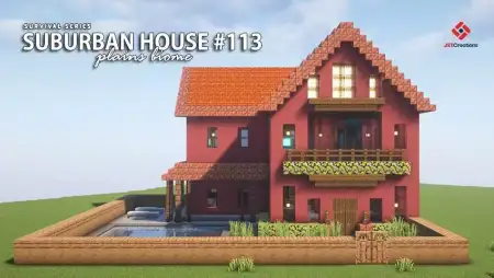 Survival Suburban House #113 Map thumbnail