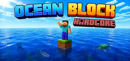 Ocean One Block - Hardcore Version Map thumbnail