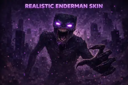 Realistic Enderman Skin thumbnail