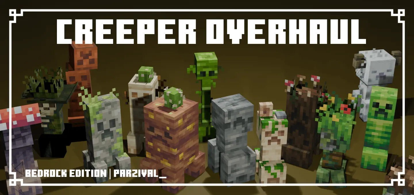 Creeper Overhaul – Addon / Texture Pack thumbnail