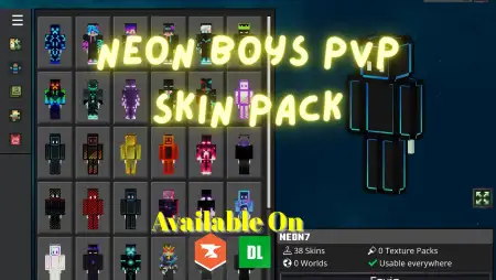 Neon Boys PVP Skin Pack thumbnail