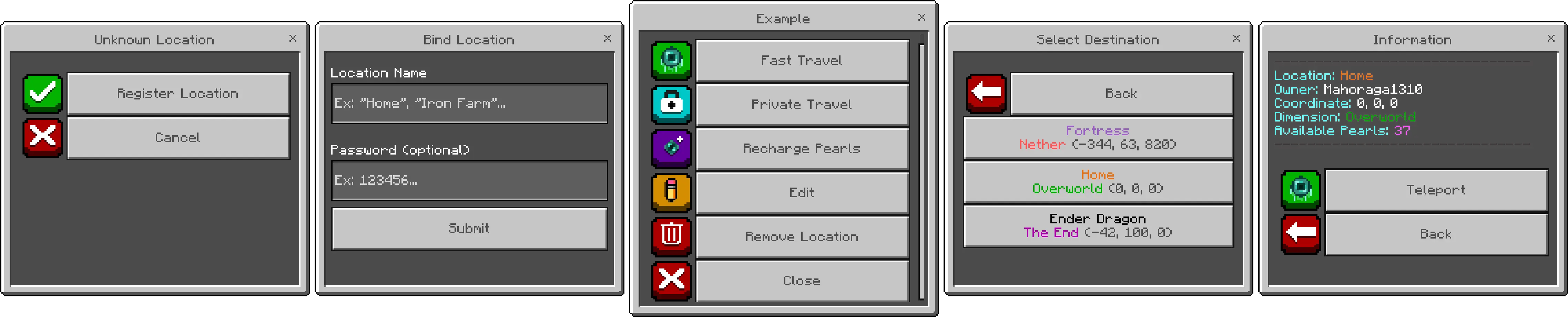 Fast Travel Mod / Addon screenshot 2