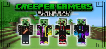Creeper Gamers Skin Pack thumbnail