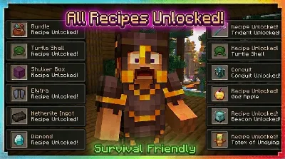 All Crafting Recipes Unlocked Mod / Addon thumbnail