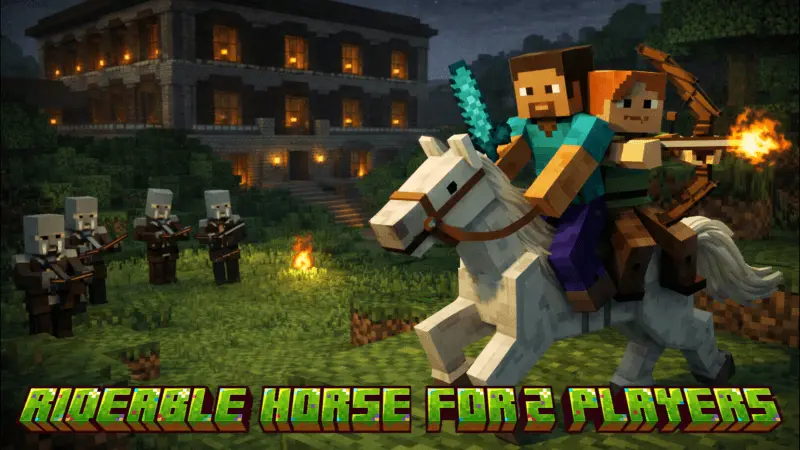 Rideable Horse For 2 Players Mod / Addon thumbnail