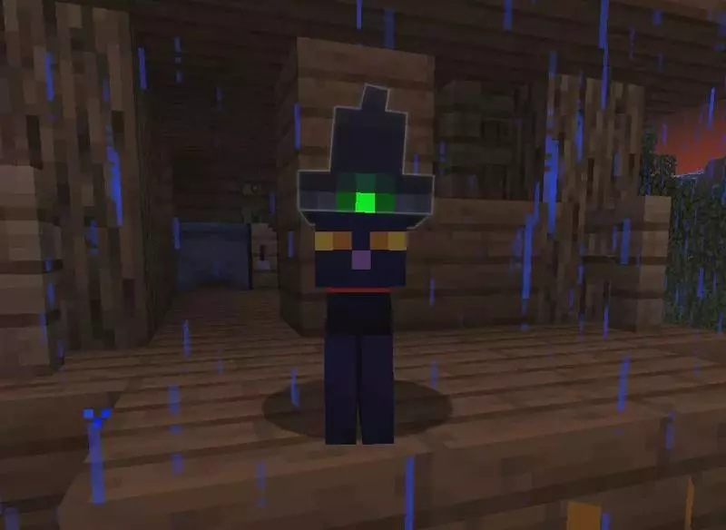 Black Cat With Witch Hat – Addon / Texture Pack screenshot 2