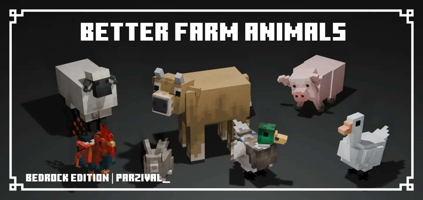 Better Farm Animals Mod / Addon thumbnail