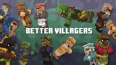 Better Villagers – Addon / Texture Pack thumbnail