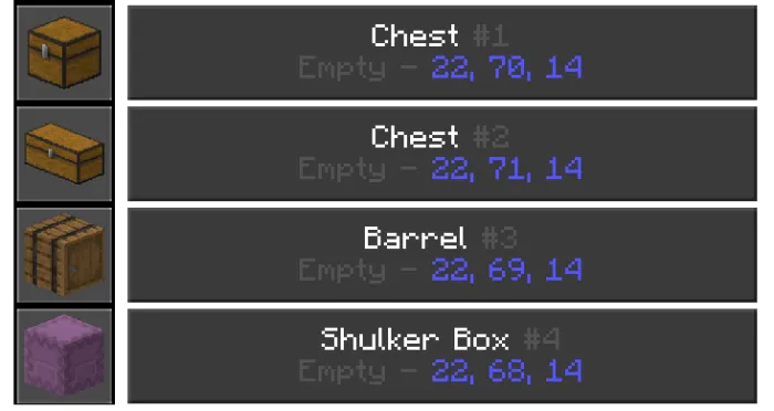 Storage Management Terminal Addon screenshot 3