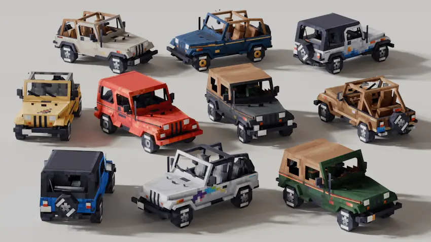 Jeep YJ Mega Pack Mod / Addon thumbnail