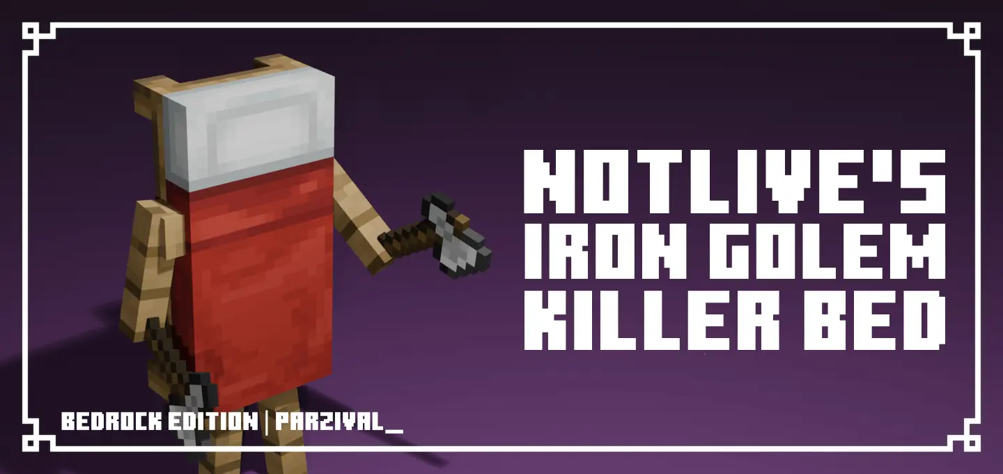 NOTLIVES's Iron Golem - Killer Bed – Addon / Texture Pack thumbnail