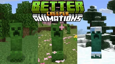 Better Creeper Animations – Addon / Texture Pack thumbnail