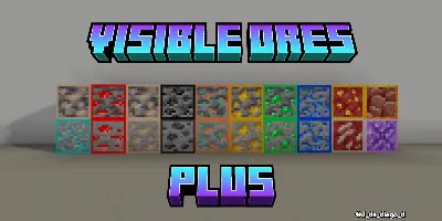 VISIBLE ORES PLUS – Addon / Texture Pack thumbnail