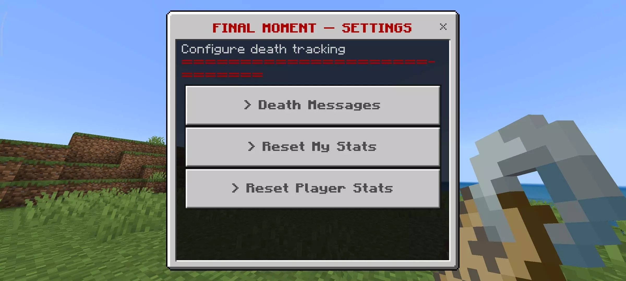 Final Moment - Death Recap Mod / Addon screenshot 4
