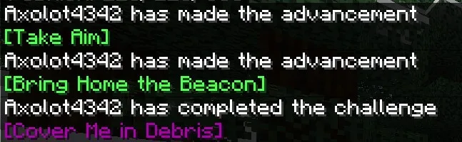 Advancements Addon screenshot 2