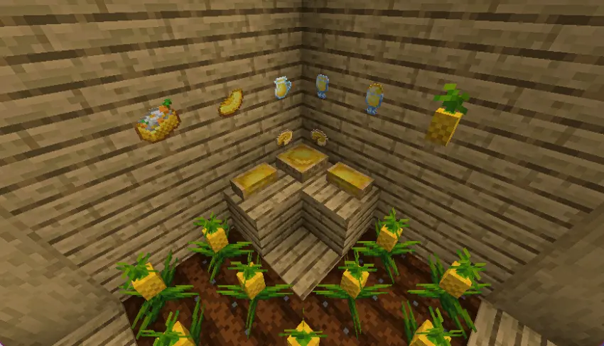 Pineapple Delight Bedrock Mod Addon screenshot 3
