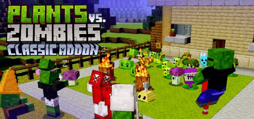 Plants vs Zombies Classic | Minecraft PvZ Addon thumbnail