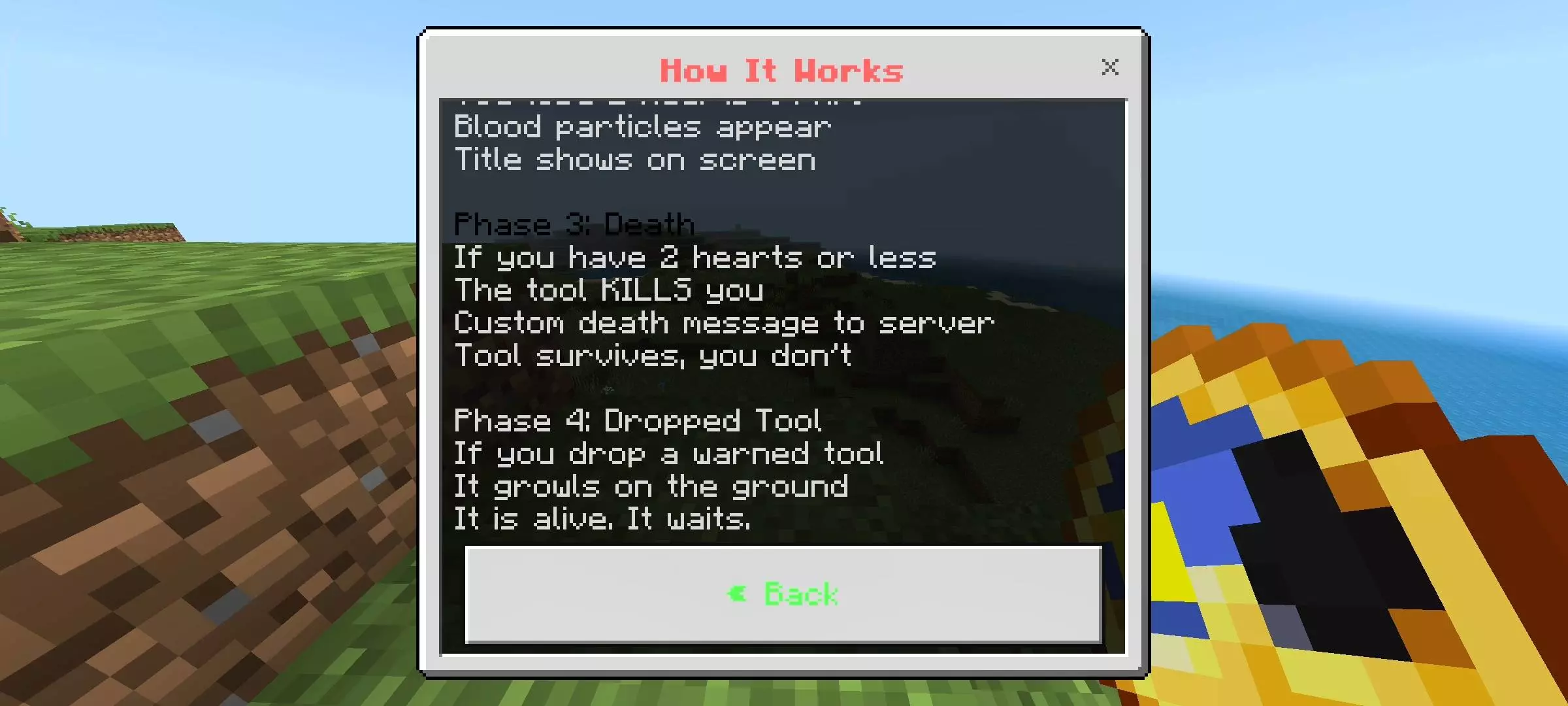 Bloodthirsty Tools - Cursed Durability Mod / Addon screenshot 2