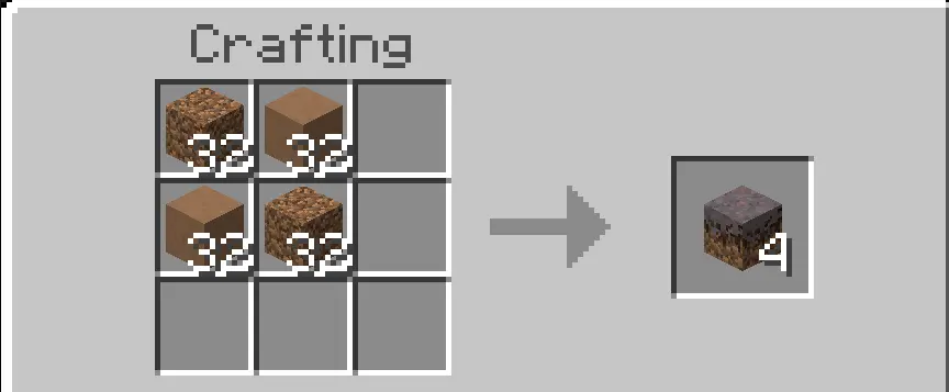 Craftable Podzol and Mycelium Mod / Addon screenshot 3