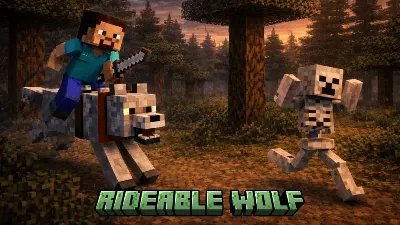 Rideable Wolf Mod / Addon thumbnail