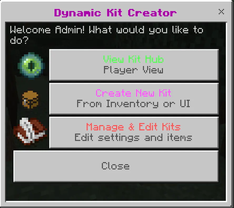 Dynamic Kit Creator Mod / Addon screenshot 2