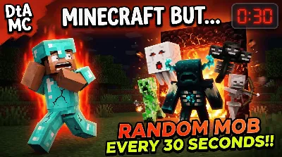 A random mob spawn every 30 seconds Mod / Addon thumbnail