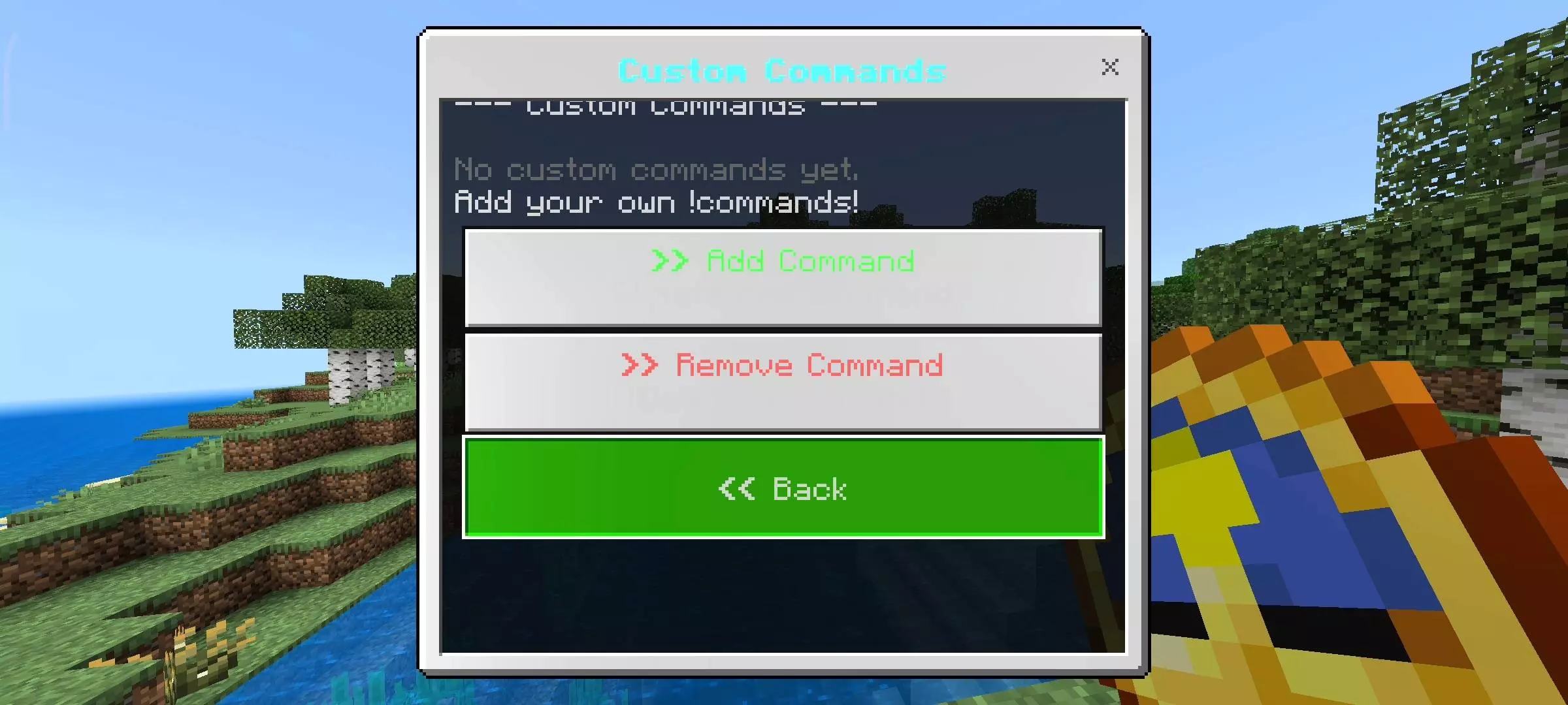 Chat Bot Custom Commands Mod Addon screenshot 4