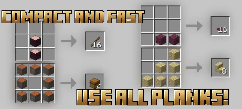Extended Crafting Recipes (500+) Mod / Addon screenshot 3