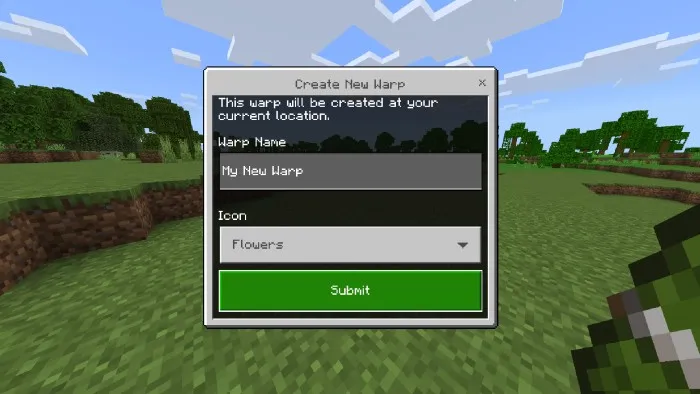 Location Warps Addon screenshot 3