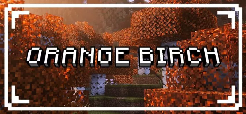 Orange Birch \u2013 Shader pic 2