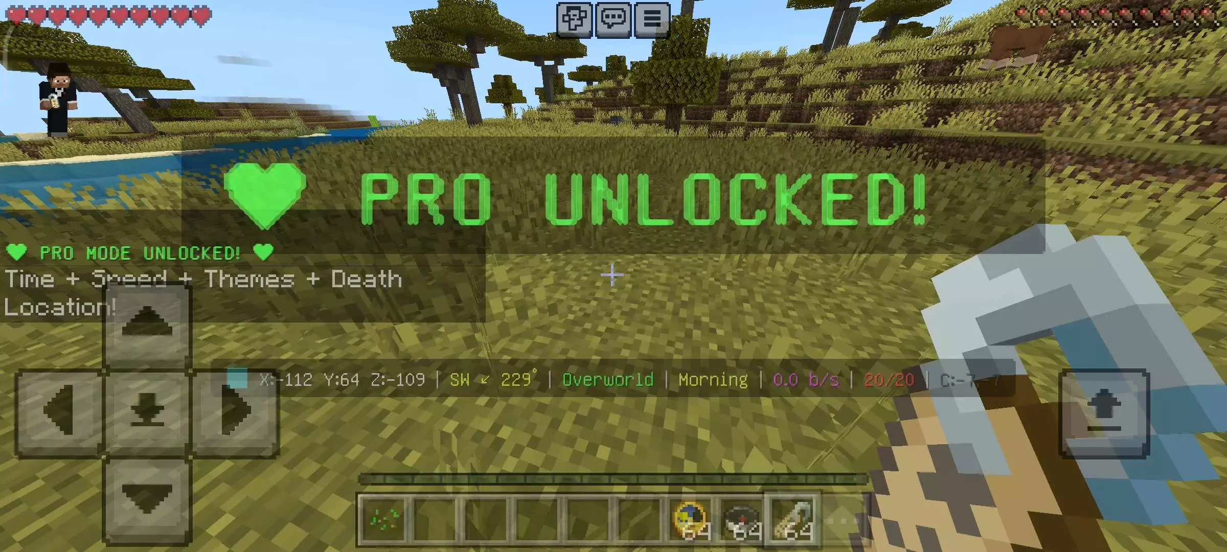 Ultimate Coordinates HUD: Speedometer & Death Saver Mod / Addon screenshot 4