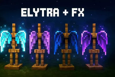 Elytra+ Fx – Addon / Texture Pack thumbnail